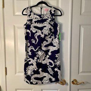 Lilly Pulitzer Florida Shift Button Neck Dress